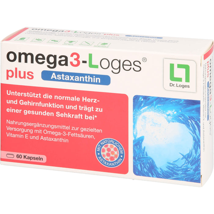 omega3-Loges plus Astaxanthin Kapseln, 60 pc Capsules