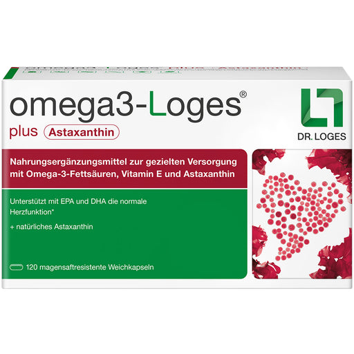 omega3-Loges plus Astaxanthin Kapseln, 120 St. Kapseln