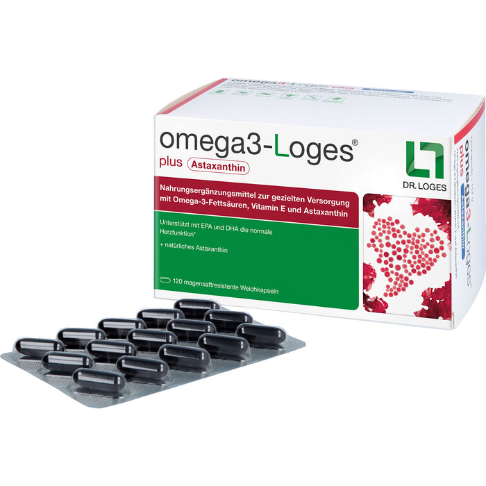 omega3-Loges plus Astaxanthin Kapseln, 120 pcs. Capsules