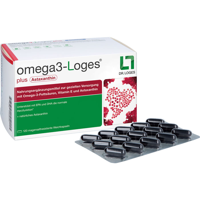 omega3-Loges plus Astaxanthin Kapseln, 120 pcs. Capsules