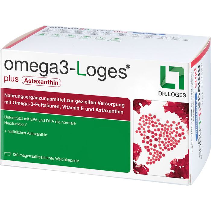 omega3-Loges plus Astaxanthin Kapseln, 120 pcs. Capsules