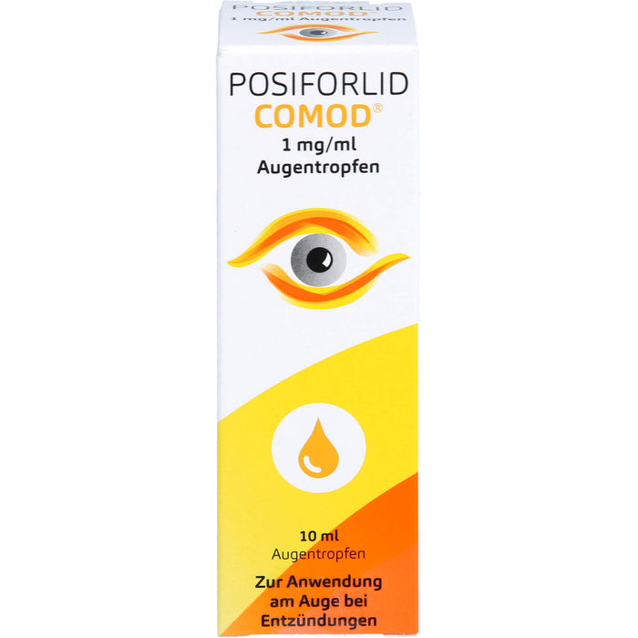 POSIFORLID COMOD Augentropfen bei Entzündungen am Auge, 10.0 ml Lösung