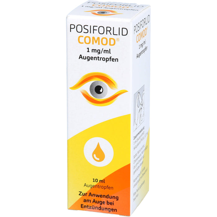 POSIFORLID COMOD Augentropfen bei Entzündungen am Auge, 10.0 ml Lösung