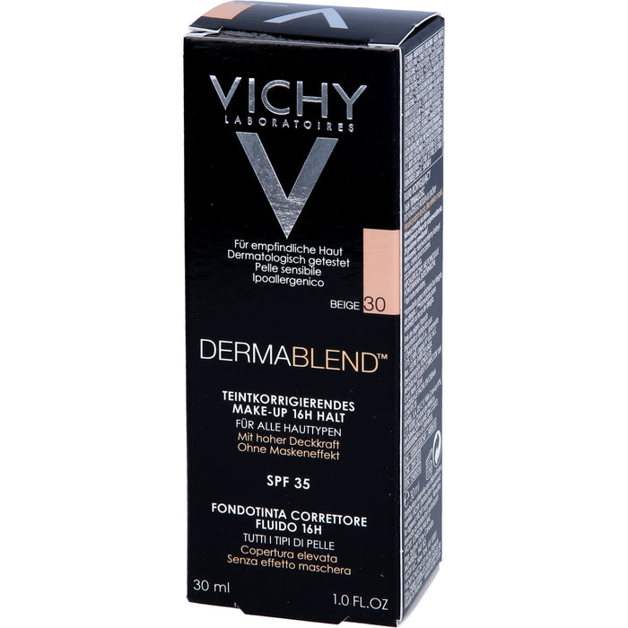 VICHY Dermablend teintkorrigierendes Make-up Fluid 30 Beige, 30 ml Creme