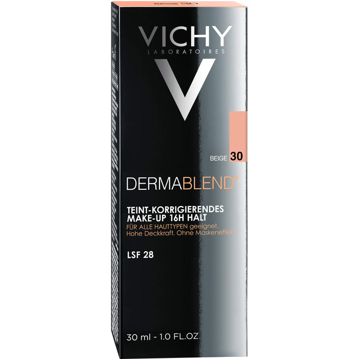 VICHY Dermablend teintkorrigierendes Make-up Fluid 30 Beige, 30 ml Creme