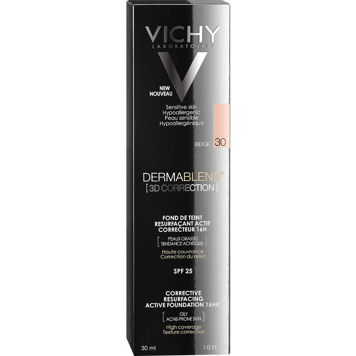 VICHY Dermablend 3D Correction Make-Up Foundation 30 Beige, 30 ml Creme