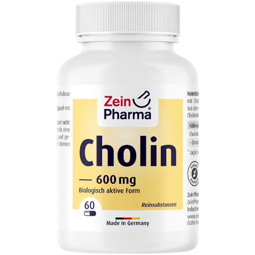 ZeinPharma Cholin 600 mg Kapseln, 60 St. Kapseln