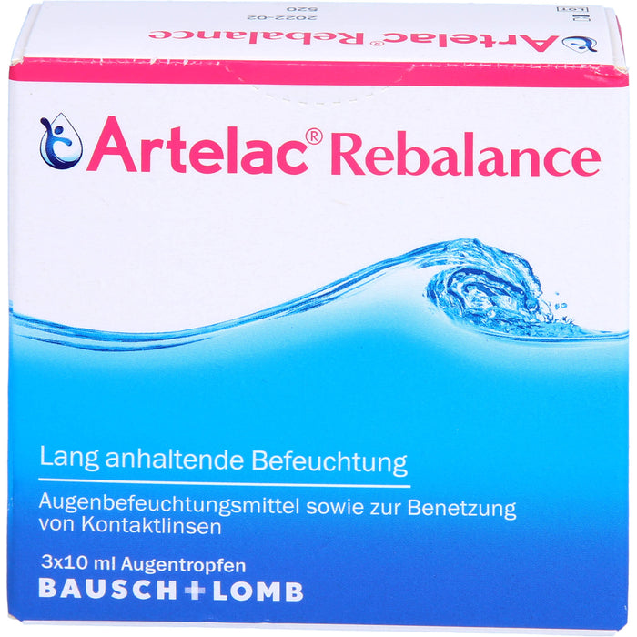 Artelac Rebalance Augentropfen lang anhaltende Befeuchtung, 30 ml Solution