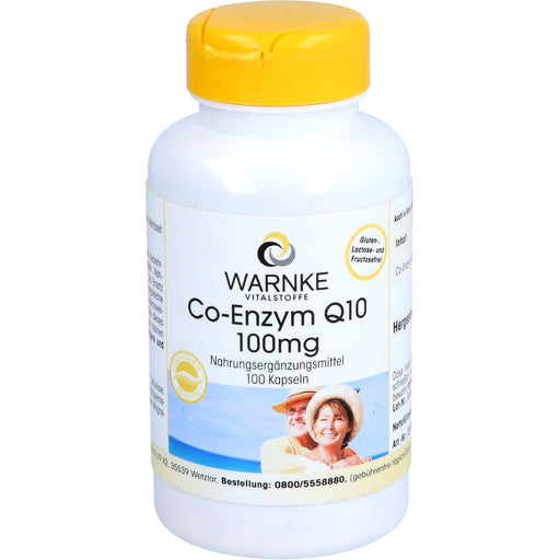 WARNKE Co-Enzym Q10 100 mg Kapseln, 100 St. Kapseln
