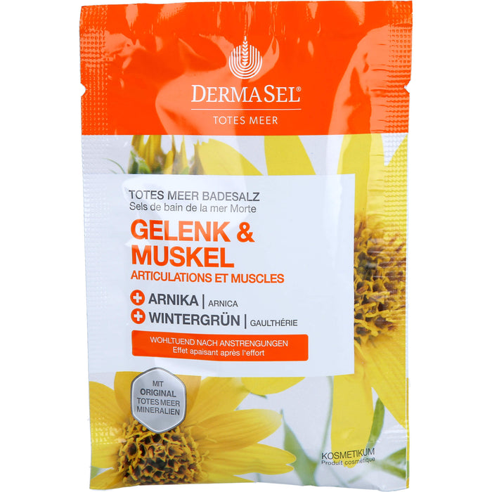 DermaSel Totes Meer Badesalz Gelenk & Muskel, 80 g Badezusatz