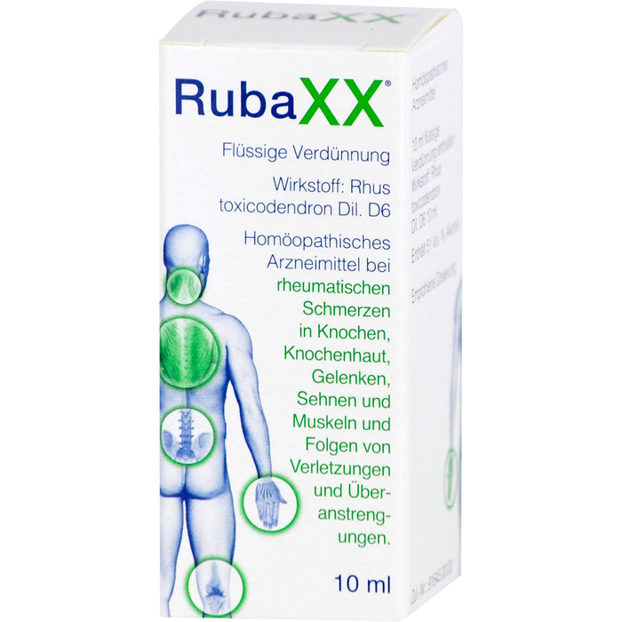 RubaXX Tropfen bei Erkrankungen des Bewegungsapparates, 10 ml Solution