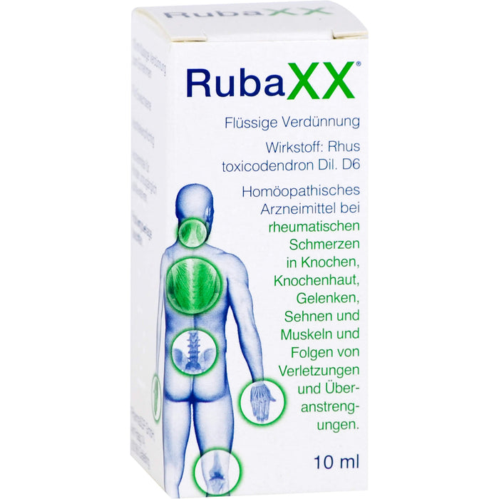 RubaXX Tropfen bei Erkrankungen des Bewegungsapparates, 10 ml Solution