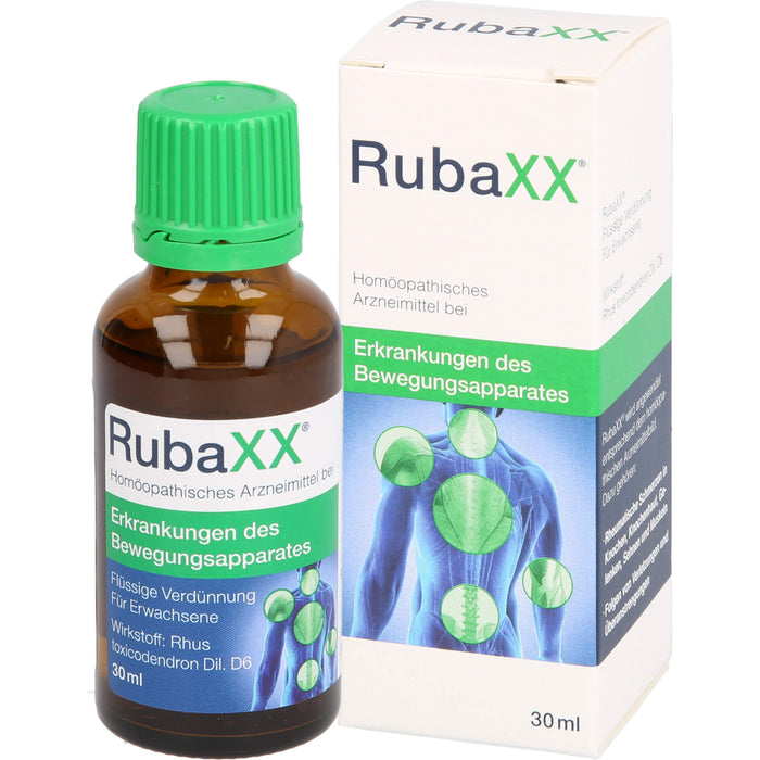 RubaXX flüssige Verdünnung bei Erkrankungen des Bewegungsapparates, 30 ml Solution