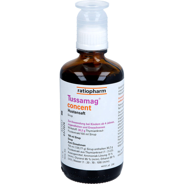 Tussamag concent Hustensaft mit Thymiankraut, 100 ml Solution