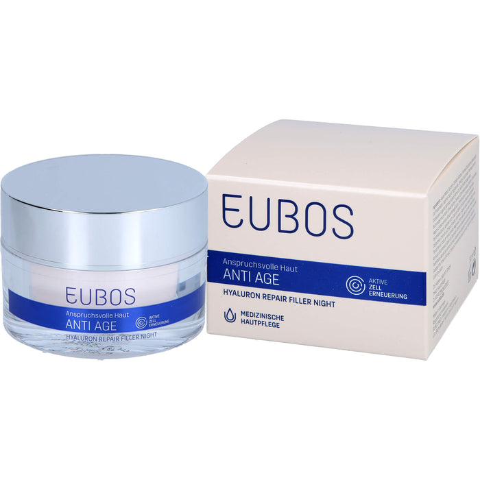 EUBOS Hyaluron Repair Filler Night Creme, 50 ml Cream