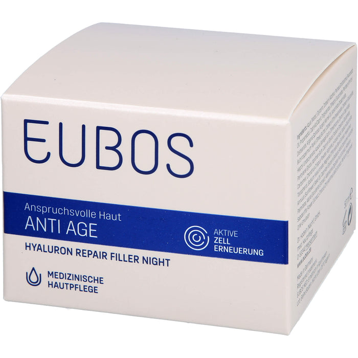 EUBOS Hyaluron Repair Filler Night Creme, 50 ml Cream