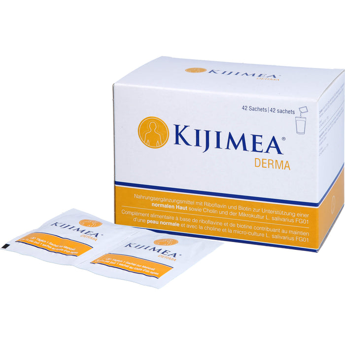 KIJIMEA Derma Pulver zur Unterstützung einer normalen Haut, 42 pc Sachets