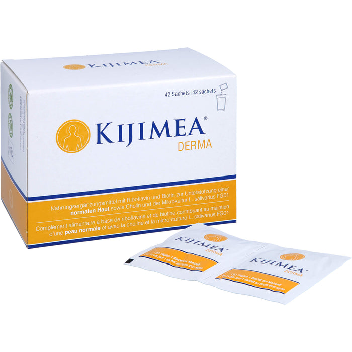 KIJIMEA Derma Pulver zur Unterstützung einer normalen Haut, 42 pc Sachets