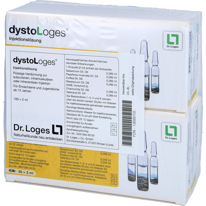dystoLoges Injektionslösung Ampullen bei nervösen Erkrankungen, 100 pcs. Ampoules