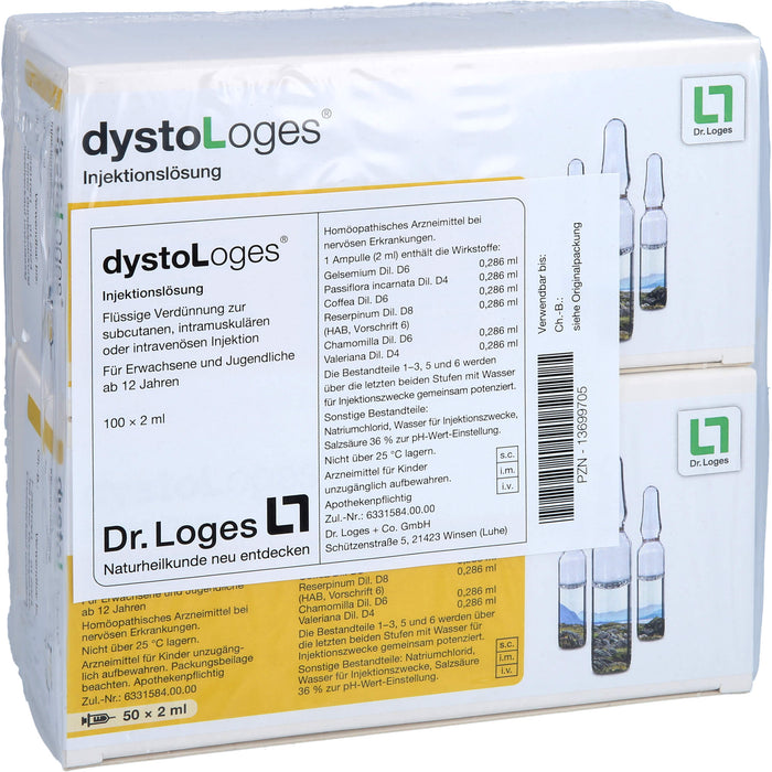 dystoLoges Injektionslösung Ampullen bei nervösen Erkrankungen, 100 pcs. Ampoules