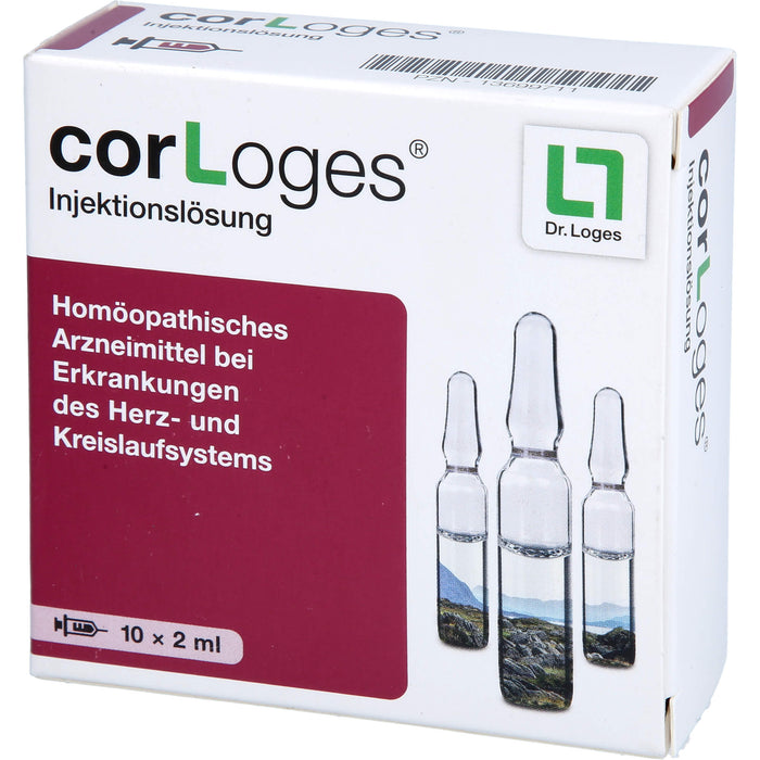 CorLoges Injektionslösung bei Erkrankungen des Herz- und Kreislaufsystems, 10 pcs. Ampoules