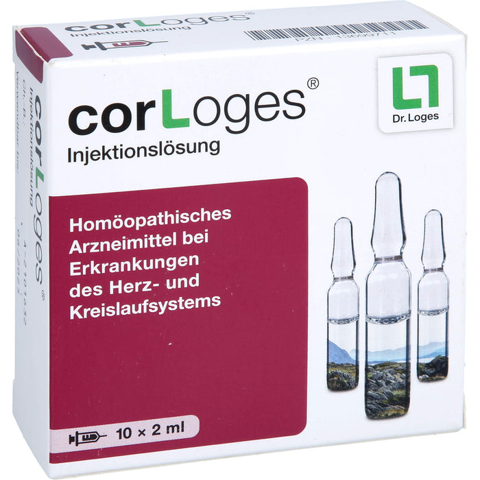 CorLoges Injektionslösung bei Erkrankungen des Herz- und Kreislaufsystems, 10 pcs. Ampoules