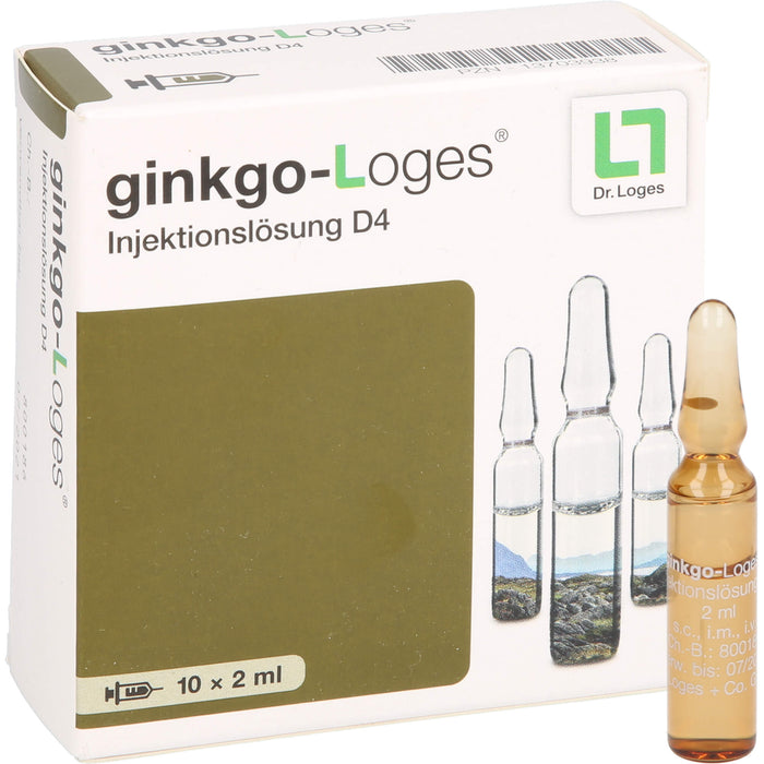 Ginkgo-Loges Injektionslösung D4, 10 pc Ampoules