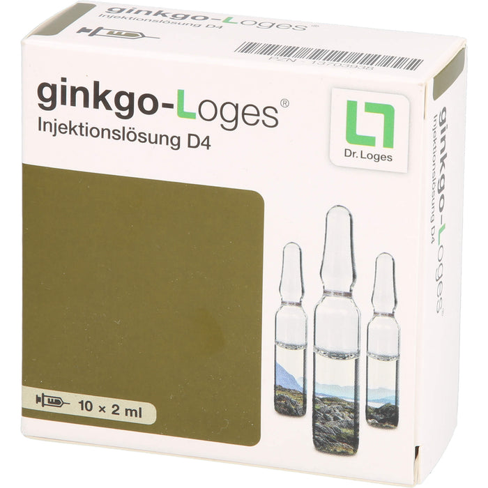 Ginkgo-Loges Injektionslösung D4, 10 pc Ampoules