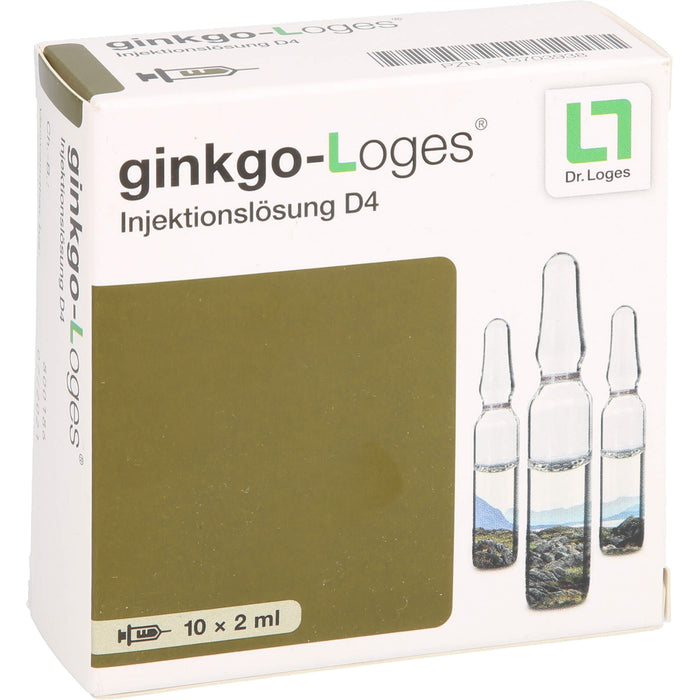 Ginkgo-Loges Injektionslösung D4, 10 pc Ampoules
