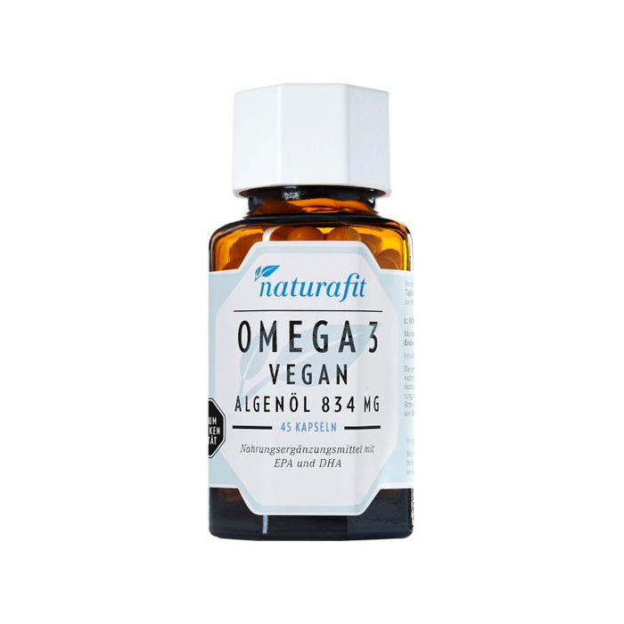 naturafit Omega 3 vegan Algenöl 834 mg Kapseln, 45 pcs. Capsules