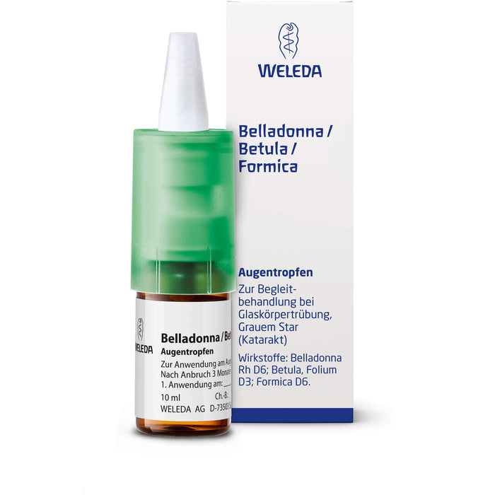 Belladonna/Betula/Formica Weleda Augentr., 10 ml Solution