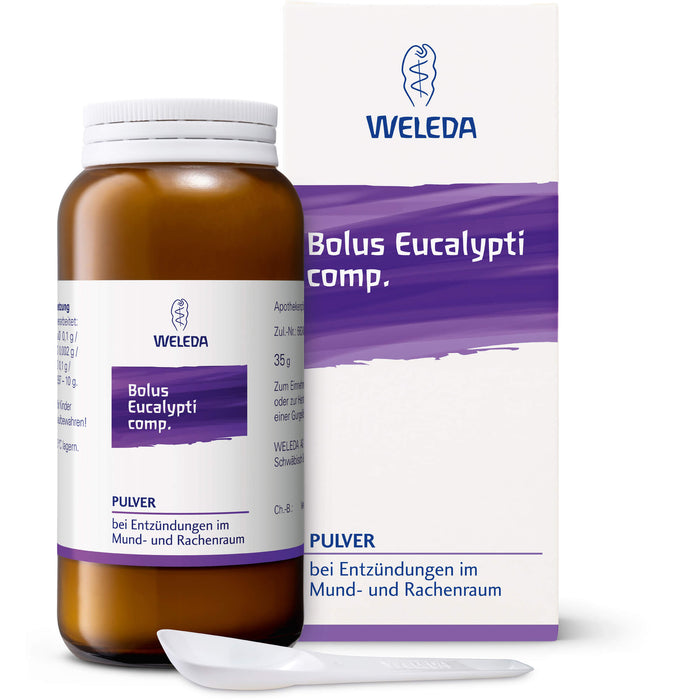 Bolus Eucalypti comp., WELEDA Pulver, 35 g Poudre