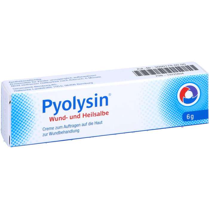 Pyolysin Wund- und Heilsalbe bei oberflächlichen Wunden, 6 g Salbe