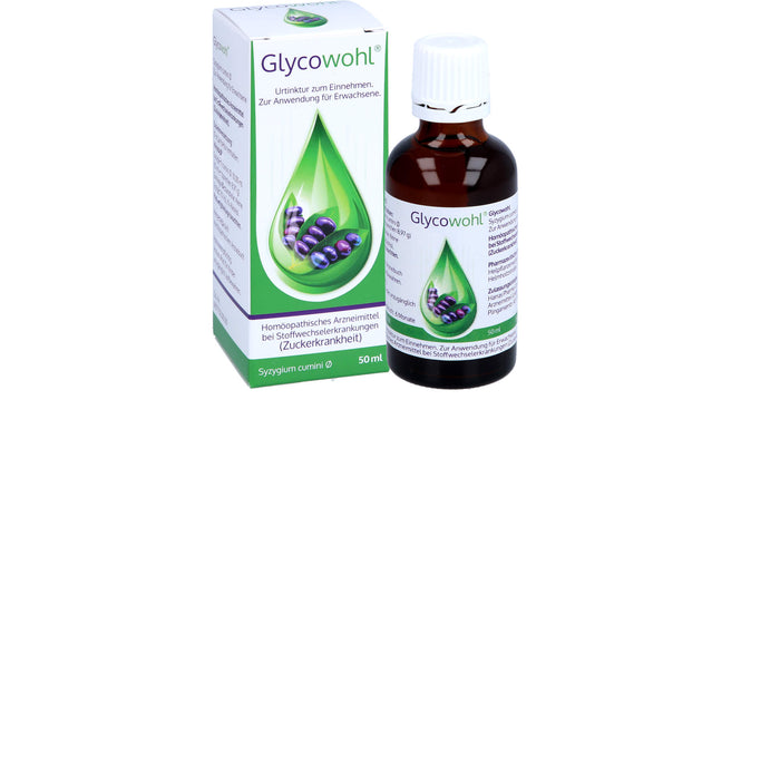 Glycowohl Urtinktur zum Einnehmen bei Stoffwechselerkrankungen, 50 ml Solution