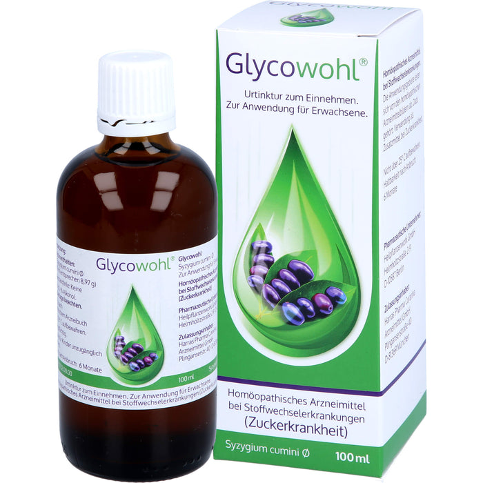 Glycowohl Urtinktur zum Einnehmen bei Stoffwechselerkrankungen, 100 ml Solution