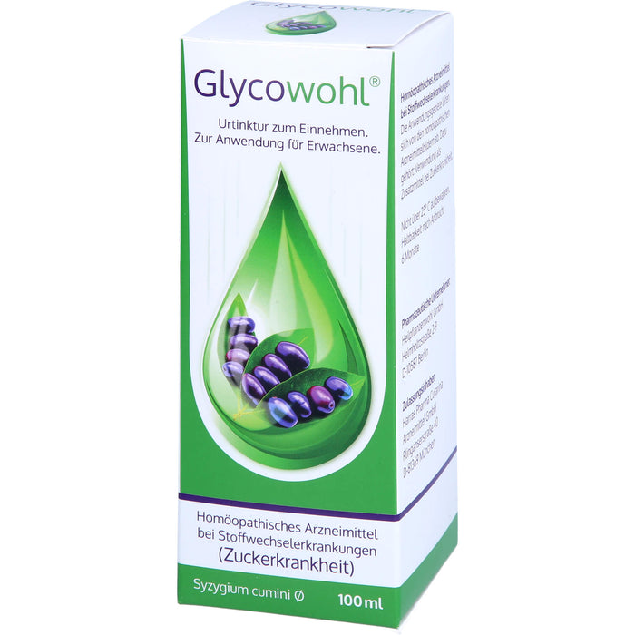 Glycowohl Urtinktur zum Einnehmen bei Stoffwechselerkrankungen, 100 ml Solution