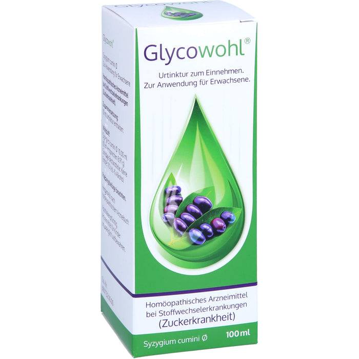 Glycowohl Urtinktur zum Einnehmen bei Stoffwechselerkrankungen, 100 ml Solution