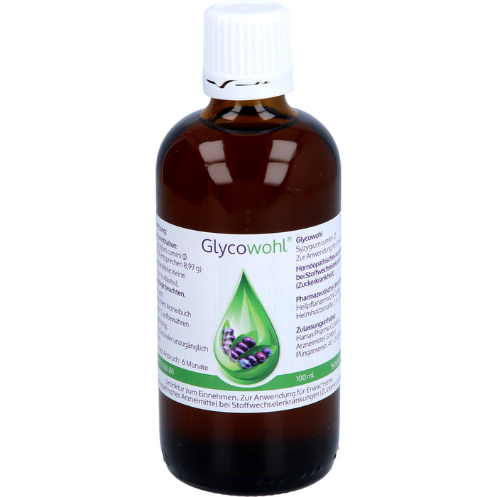 Glycowohl Urtinktur zum Einnehmen bei Stoffwechselerkrankungen, 100 ml Solution