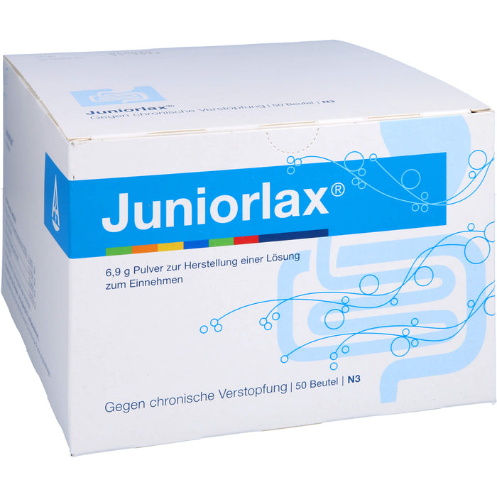 Juniorlax Beutel gegen chronische Verstopfung, 50 pcs. Powder