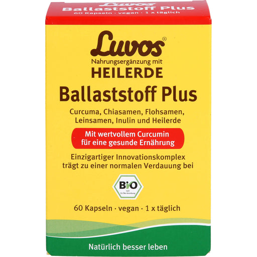 Luvos Heilerde BIO Ballaststoff Plus Kapseln, 60 St. Kapseln