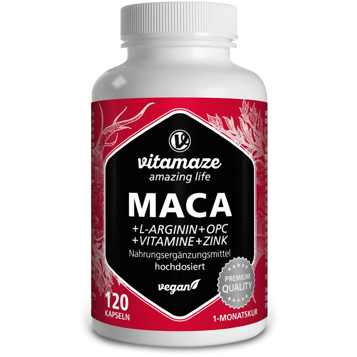 Maca 10:1 + L Arginin Hd, 120 St KAP
