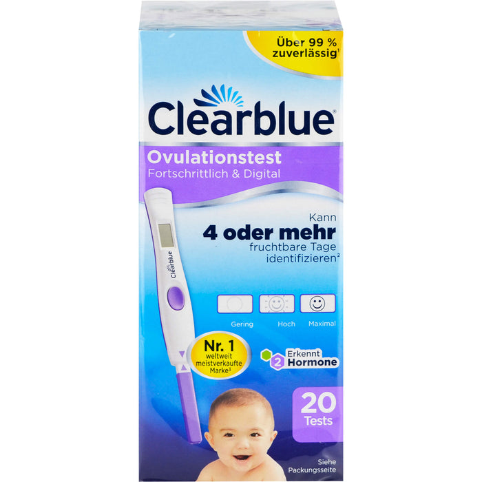 Clearblue Ovulationstest fortschrittlich & digital, 20.0 St. Test