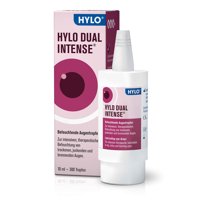 HYLO DUAL INTENSE, Augentropfen (ohne Konservierungsmittel), 10.0 ml Lösung