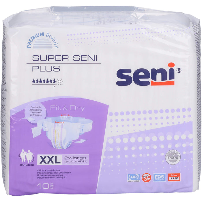 Seni Super Plus XXL Inkontinenzhose f. Erwachsene, 10 St