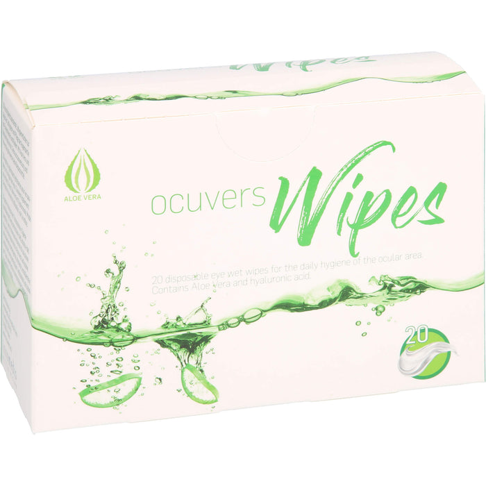 Ocuvers Wipes Lidrandpflege, 20 St. Tücher