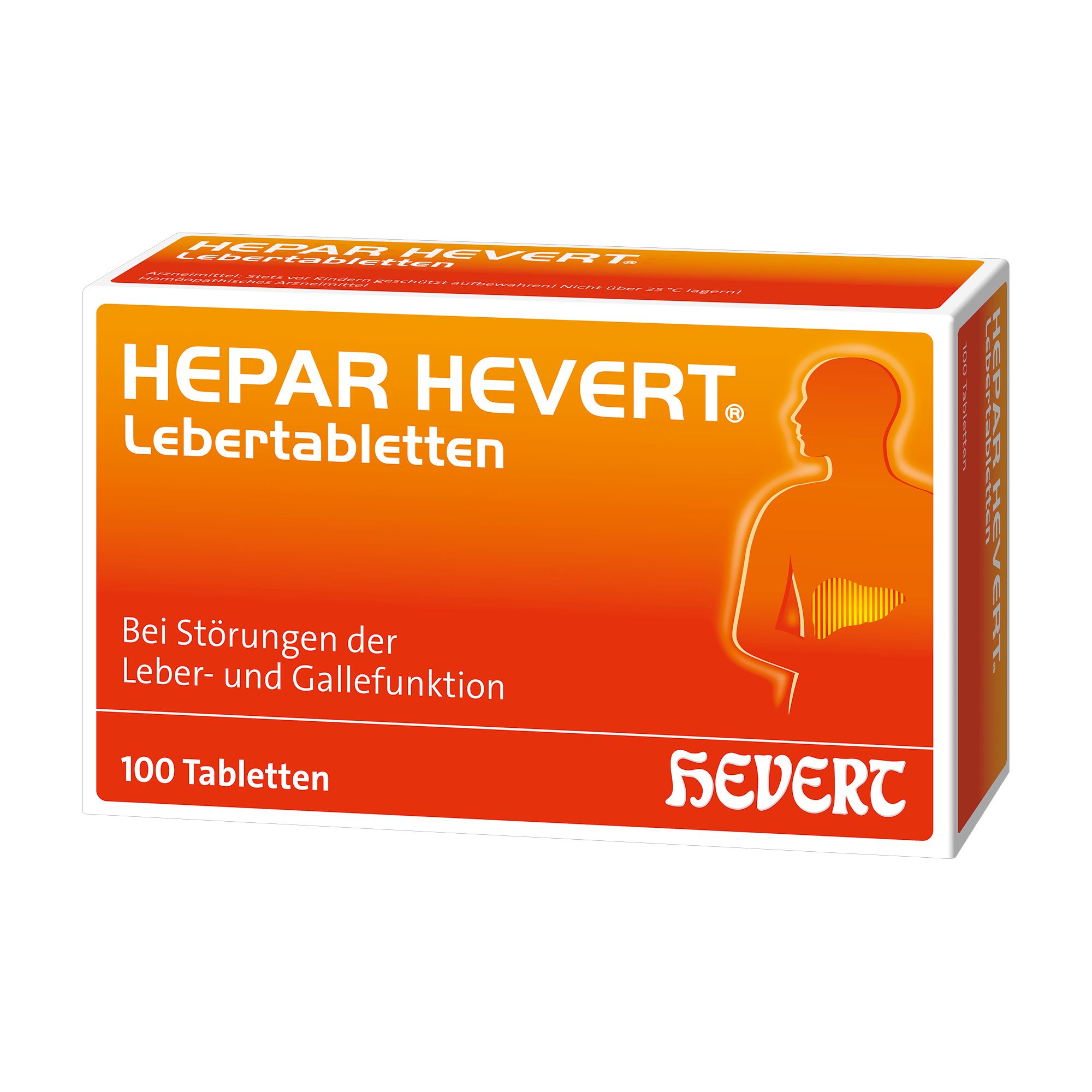 Hepar Hevert Lebertabletten, 100 St. Tabletten