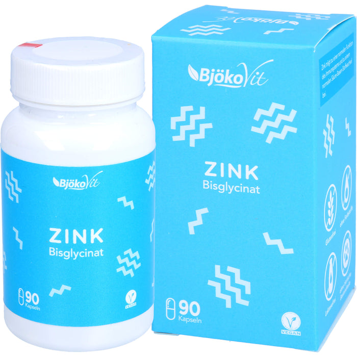 BjökoVit Zink Bisglycinat 25 mg Kapseln, 90 pcs. Capsules
