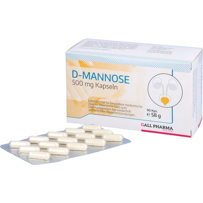 D Mannose 500mg Gph, 90 St KAP