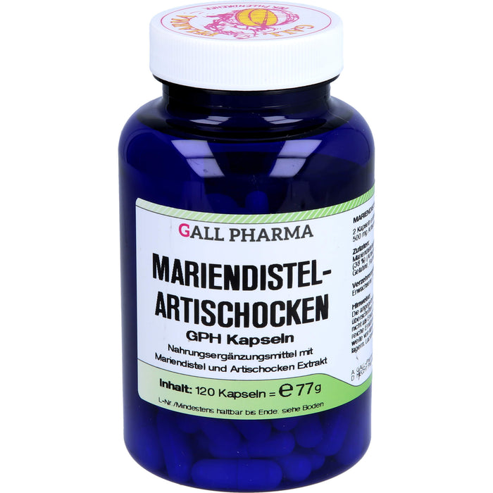 GALL PHARMA Mariendistel-Artischoken GPH Kapseln, 120 St. Kapseln