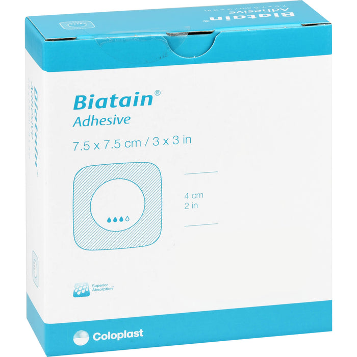 Biatain Schaumverband 7,5 x 7,5 cm selbsthaftend, 10 pc pansement